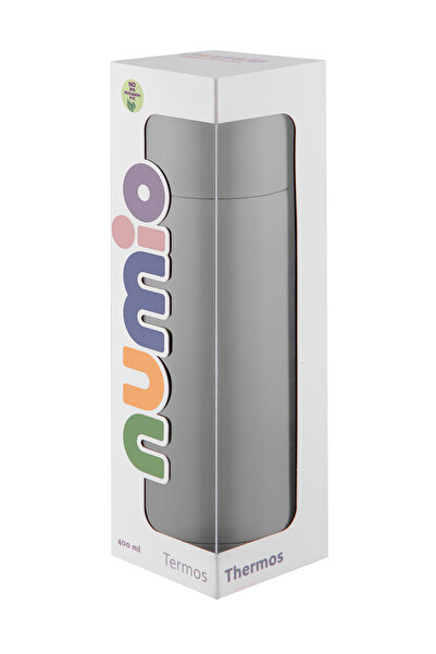 Numio Anne Bebek Termosu 400 ml Gri
