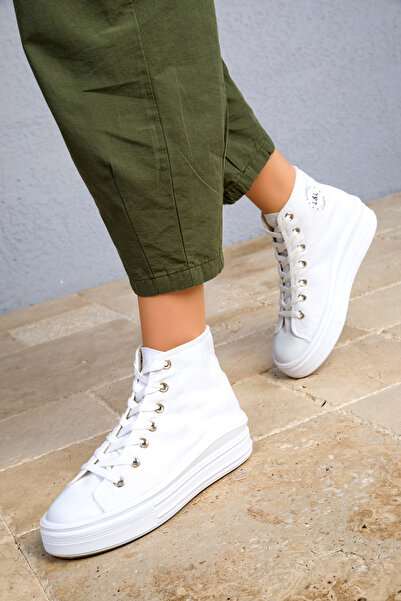 SOHO Women's White Sneakers 18651