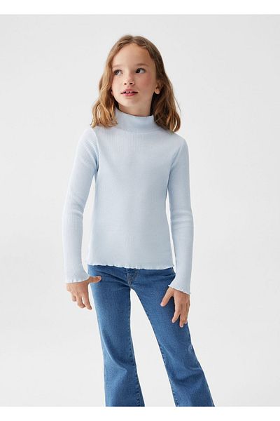 MANGO Kids Tricou Albastru Pentru Copii