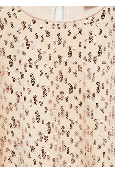 MANGO Baby Payetli elbise