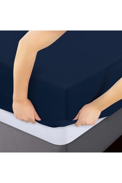 Zeren Home 100% бавовняна односпальна простирадло з гумкою + 1 наволочка