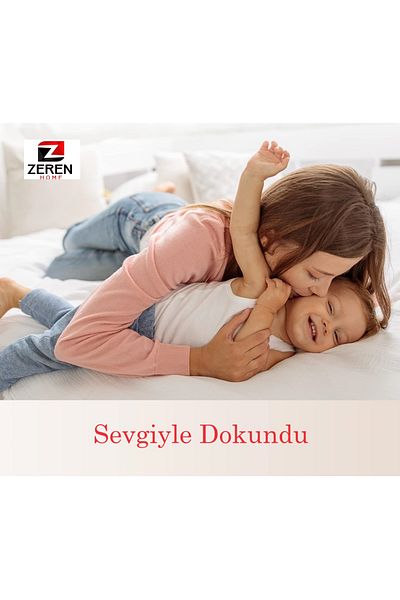 Zeren Home ملاءة مطاطية مزدوجة من القطن 100% + 2 كيس وسادة