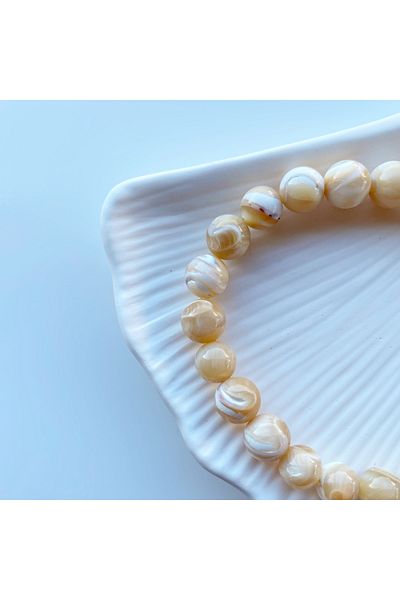Luzzylike Mother of Pearl Natural Stone Bracelet 8mm