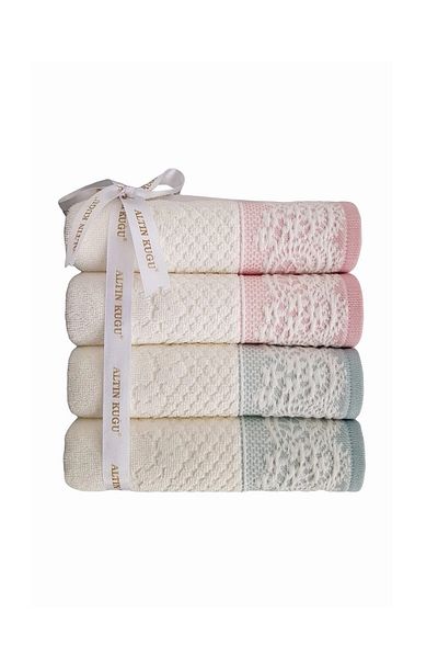 Özdilek Evony Towel 4 Pack - Mint Powder