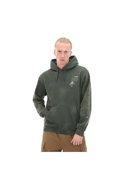 Vans Πράσινο ανδρικό φούτερ - 000ABABZ01-R Vans Elevated Thinking Po