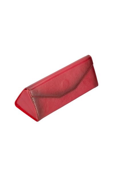 PLM Smart Glass Leather Glasses Case V4ef Red