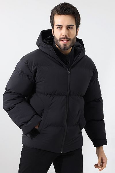GAREN Unisex Oversize με κουκούλα αδιάβροχο υδατοαπωθητικό τζάκετ Crinkle Zeno-01