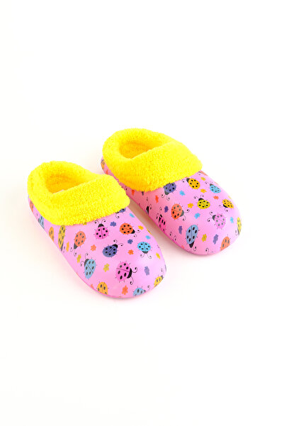 GEZER Kışlık Kız Çocuk Islak Zemin Içi Peluşlu Terlik