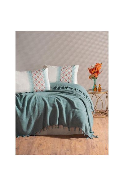 Cotonbox Jacquard Papina Double Pique Set Mint Green