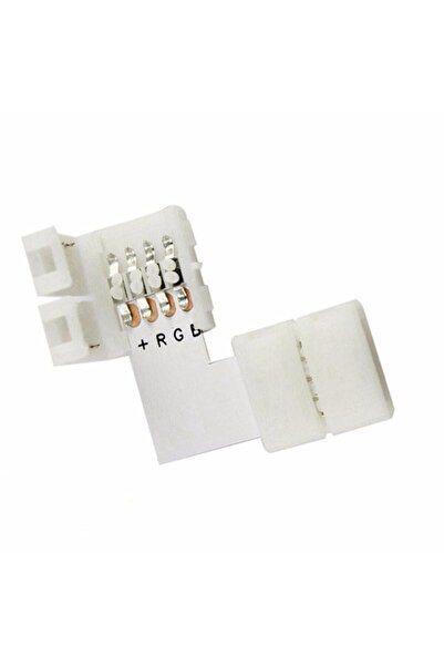 Genel Markalar 1 Adet 4 Pin L Dönüş 3 Çipli Şerit Led Ekleme Aparatı 5050 Rgb...