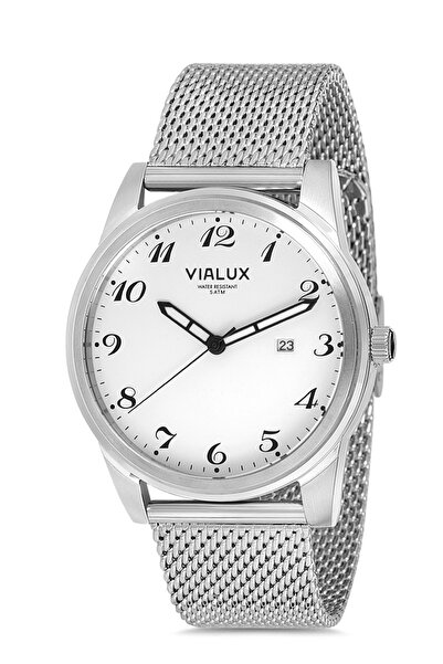 Vialux ساعة يد رجالية AS534S-01SS