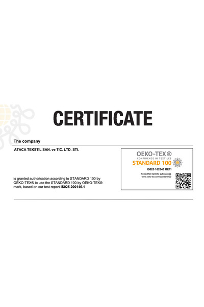 ATACA TEKSTİL Single Person Elastic Sheet Quality Fabric 100% Cotton, Sheet Cover Set, Breathable Fabric 90x200