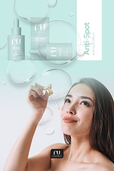 ru cosmetic Anti Spot Arbutin,akasya Kolajen,aloevera Extract Leke Cilt Serumu Cilt Bakimi 30 ml