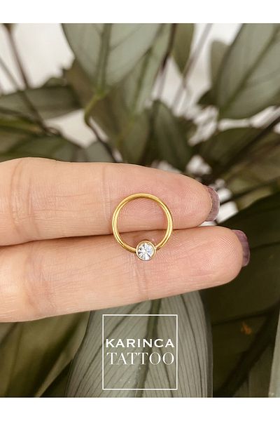 Karınca Piercing Jewelled Surgical Steel Piercing Ear Forward Helix Navel Septum Cartilage Ring Tragus Earrings