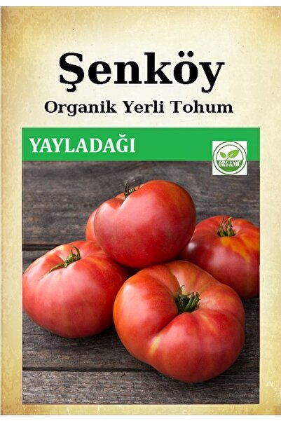 Şenköy Yerli Yayladağı Köy Domates Tohumu Doğal Ata Tohum Pakette 2 Gr 500 To...