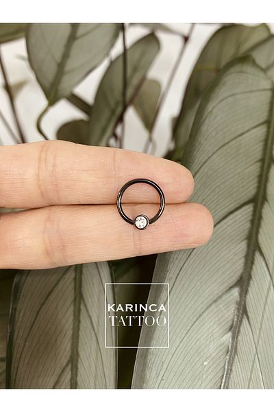 Karınca Piercing Jewelled Surgical Steel Piercing Ear Forward Helix Navel Septum Cartilage Ring Tragus Earrings