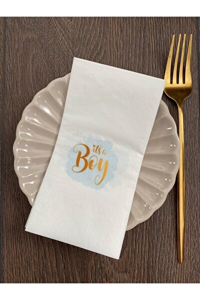 busrasdesign منديل مطبوع مقاس كبير 16 قطعة