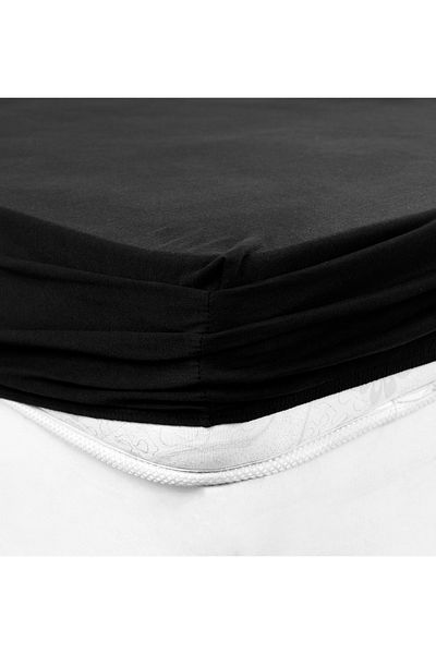 ATACA TEKSTİL Double Elastic Sheet Quality Fabric 100% Cotton, Sheet Cover Set, Breathable Fabric 160x200