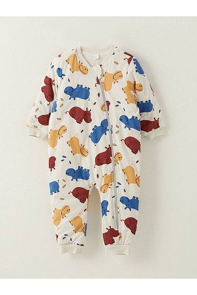 LC Waikiki Lcw Baby Beige 2.5 Tog Fiber Baby Boy Sleeping Bag