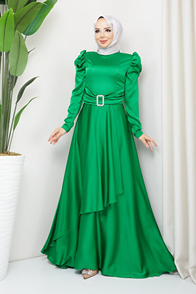 marwella Bade Tesettür Abiye - Yeşil