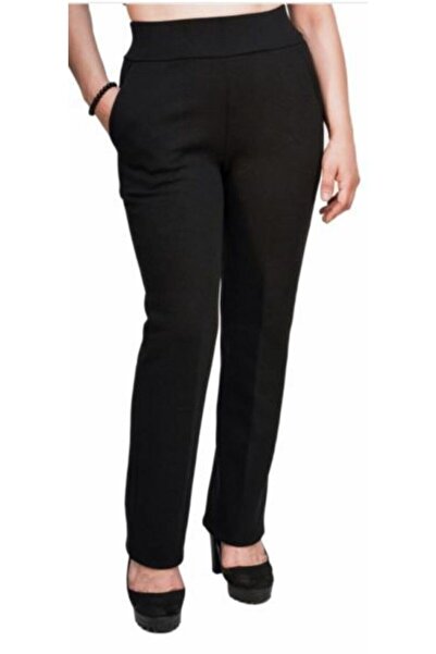İyisini İstersen Classic Trousers High Belt Narrow Leg Steel Knit Trousers