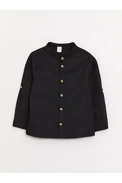 LC Waikiki LCW baby Hakim Collar Long Sleeve Basic Baby Boy Shirt