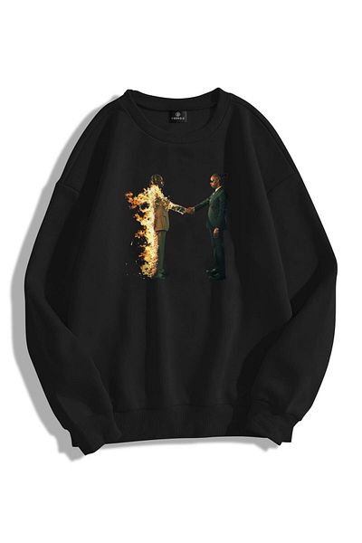 HIRSCH Unisex Heroes & Villains Crew Neck Sweatshirt