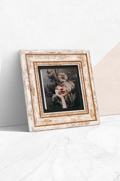 Pinecone Ανοιξιάτικη σειρά Stone Wall Painting Πλαίσιο Διακόσμηση τοίχου Wall Art Tk1-44