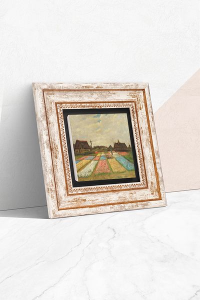 Pinecone Van Gogh Lailele Culturi în ​​Olanda Pictură pe perete de piatră cu rame Decor de perete Artă de perete