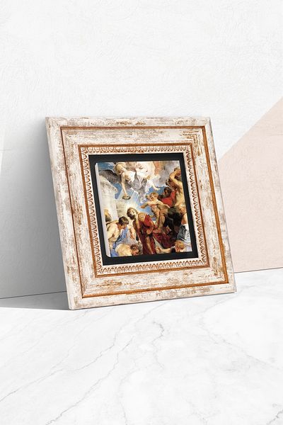 Pinecone Στιβάντιος Τριλογία Αρχαία Ρωμαϊκή Σειρά Πέτρινη Ζωγραφική Τοίχων Διακόσμηση Τοίχων με κορνίζα