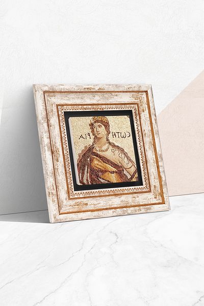Pinecone Soteria Mosaic Stone Wall Painting Πλαίσιο Διακόσμηση τοίχου Τέχνη τοίχου