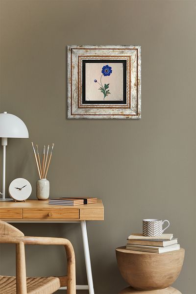 Pinecone Ebru Art Stone Ζωγραφική Τοίχων Κορνίζα Διακόσμηση Τοίχου Wall Art Tk1-136