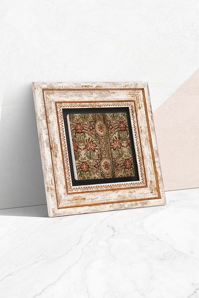 Pinecone Vintage μοτίβο πέτρινη ζωγραφική τοίχου με κορνίζα διακόσμηση τοίχου Wall Art Tk1-100