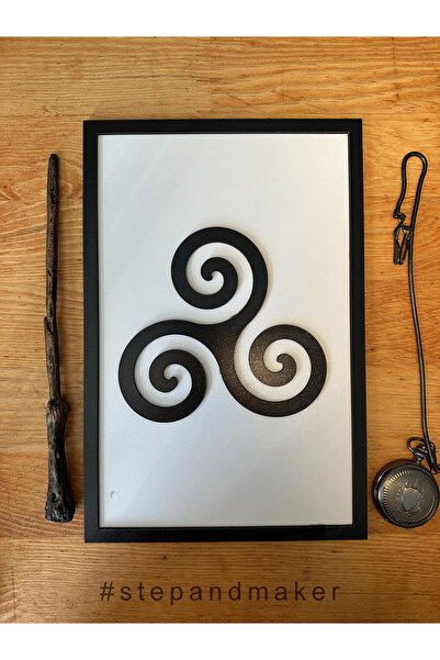 Step and Maker Tablou cu două straturi (3D) „Triple Helix”.