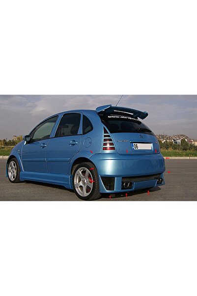 Genel Markalar ® Citroen C3 Arka Tampon Eki