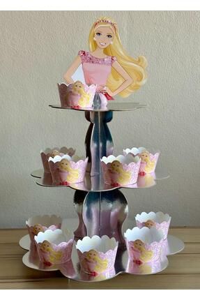 Barbie cupcake stand 2025