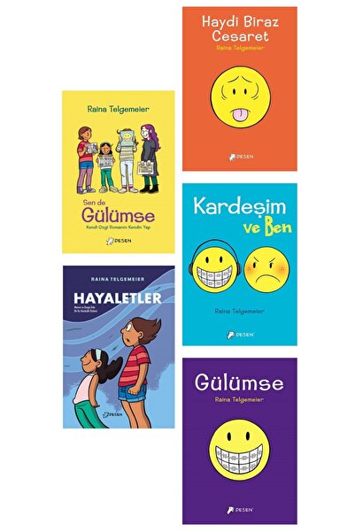 Desen Yayınları Gülümse-Sen De Gülümse-Hayaletler-Grafik Çizgi Roman-Raina Te...