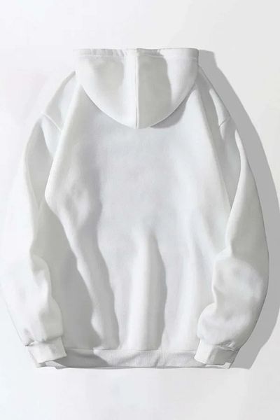 MODAGEN Λευκό φούτερ με στάμπα Unisex Ataturk