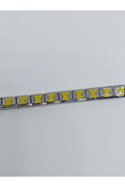 RoseCo00 Steel Italian Bracelet Charm
