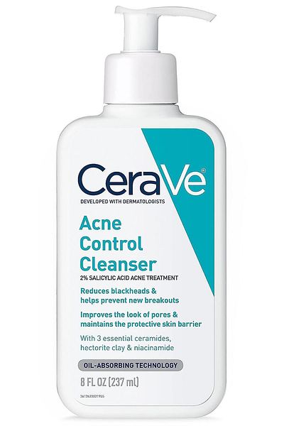 CeraVe (2 pack) CeraVe Acne Face Wash, Acne Cleanser with Salicylic Acid  , 8 fl oz