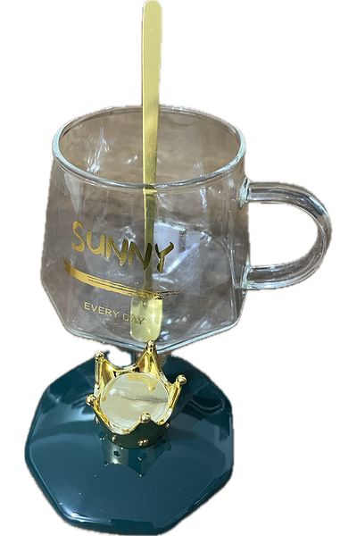 AROW LUX KING GLASS MUG GREEN