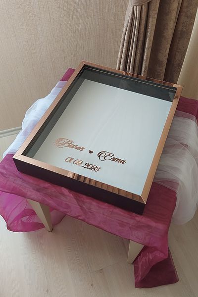 Verda Çerçeve 40x50 Cm Black-rose Deep LED-free Rose Memory Frame!Rose Box