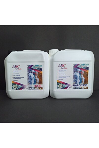 Arc Epoksi Reçine Ultra Şeffaf Art Resin Sanatsal Epoksi 4 Lt Set