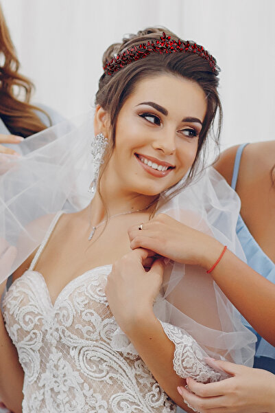 Limelia Κρυστάλλινο μοτίβο λουλουδιών νυφικό Henna Night Crown Crown για ειδι...