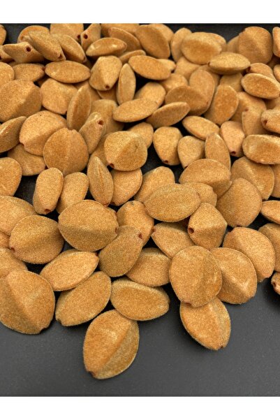 Hedef Bijuteri 100 جرام من الخرز المخملي بنموذج اللوز المسطح باللون البرتقالي...