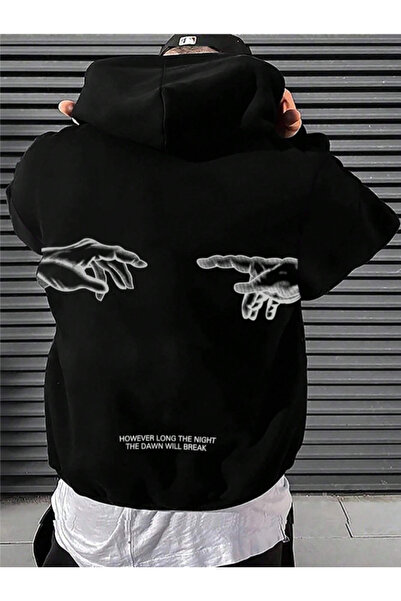 Yasolin Unisex Ανδρικό/Γυναικείο Φούτερ με κουκούλα BREAK με ειδική πολύχρωμη...