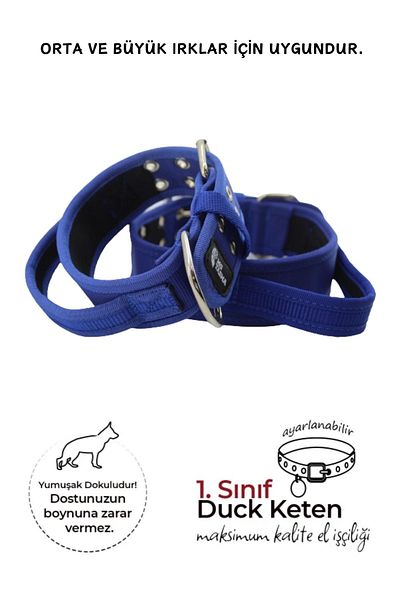 MgTasma Soft Textured Handle Grip Column Dog Collar, Dog Collar 5 Cm