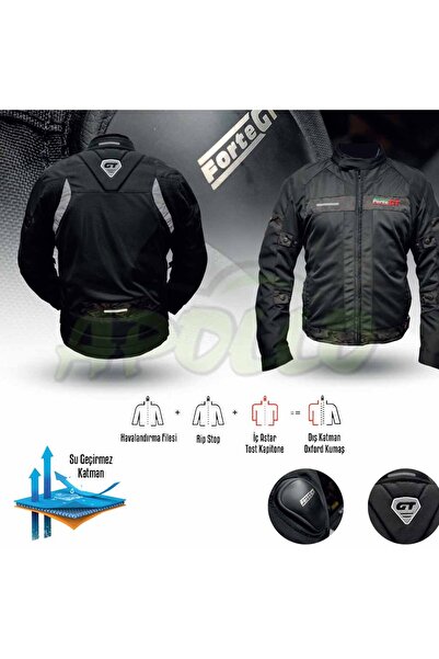 Forte GT 2001079 SKYLAND 4 MEVSİMLİK MOTOSİKLET MONT-BEDEN - XXL