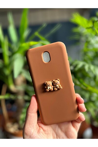 Tria Samsung Galaxy J730 / J7 Pro Uyumlu Yumuşak Silikon Ayıcık Figürlü İçi K...