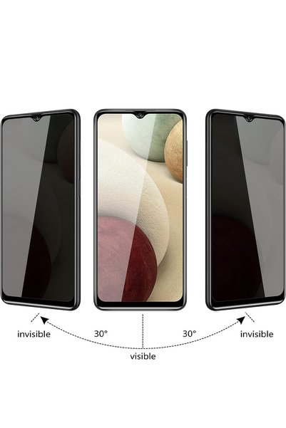 Powerfox Samsung A13 Uyumlu Kırılmaz Cam Privacy Hayalet Tam Kaplayan Ekran K...